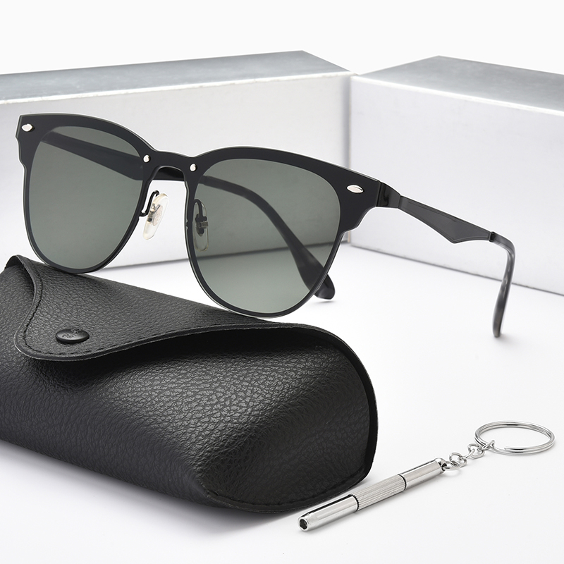 

Luxury designer for men and women brand classic aviator fashion sunglasses UV400 driving sunshade UV protection polarized beach mirror ladies lens with box 3576