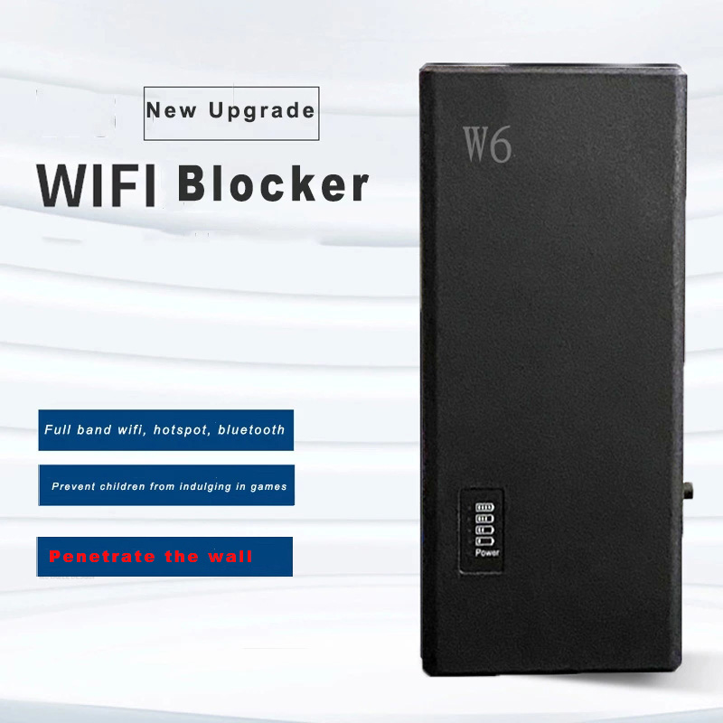 

NEW Frequency Band WIFI Blo cker Device Internet Singal 2.4G+5.1G+5.2G+5.8G Wireless Bl ocker Jam mer Wi-Fi Break er Detector