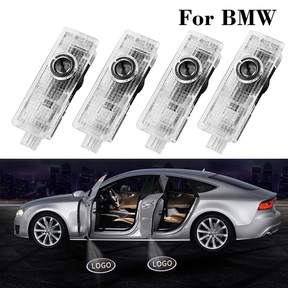 

4 Pcs Led Welcome Light Car Logo Ghost Door Lamp Laser Projector Luces For BMW X5 E70 E60 E90 F10 F20 X1 X3 E92 E87 3 5 7 Series