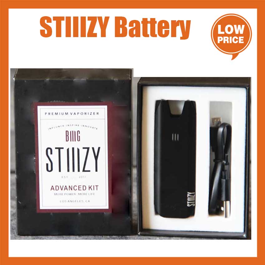 

Big Stiiizy Battery Kit Advanced Kit Vaping Battery 550mah Rechargeable Dry Herb Mod Accessories Fit Stiiizy Pods Cartridge with USB Cable