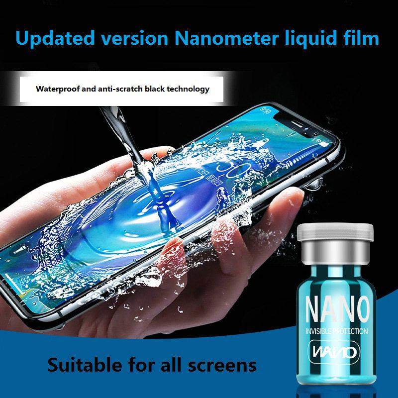 

Liquid Nano Technology Screen Protector 3D Curved Edge Anti Scratch Tempered Glass Film For IPhone Samsung
