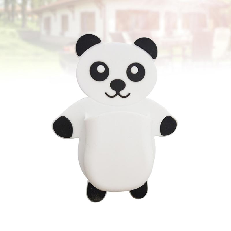 

Panda Design Suction Wall-mounted Toothbrush Holder Punch-free Gargle Cup Organizer Stand Rack For Home Bathro Bath Accessory Set