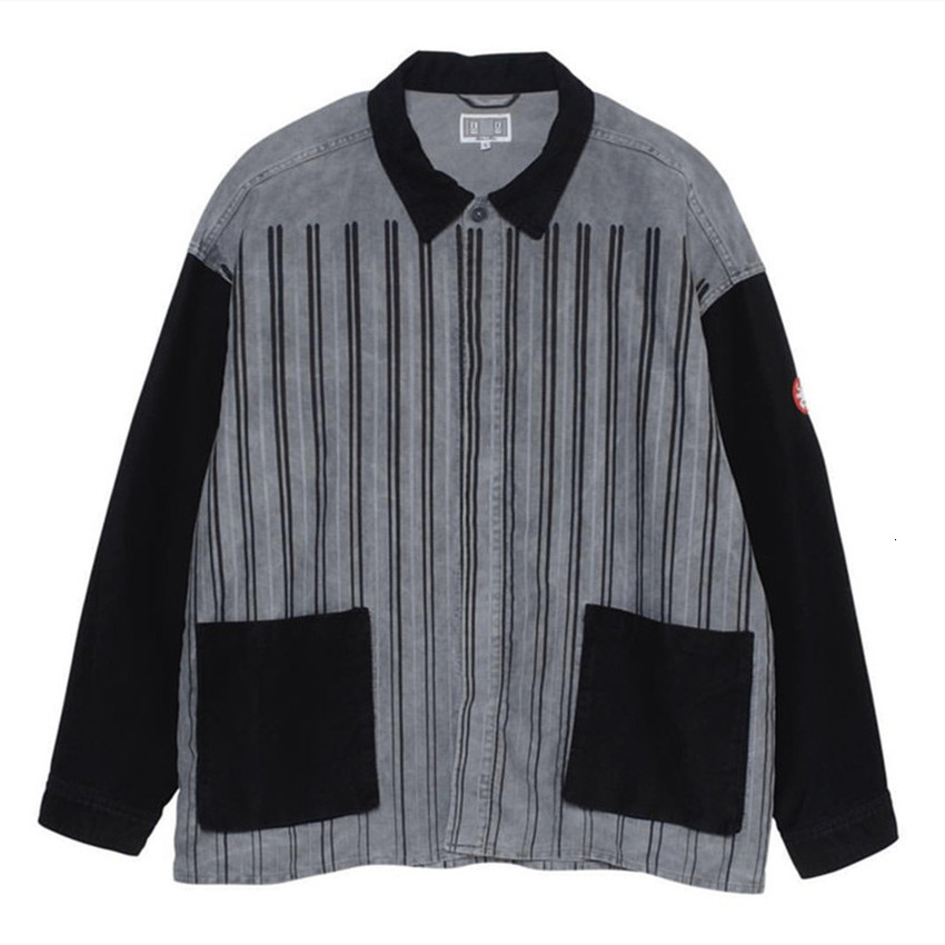 

2021 New Cavempt C.e Stripe Jacket Men Women Vintage Do Old Shirt Cav Empt Shirts 8kq9