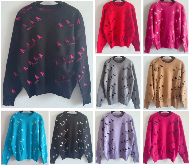 

Women Sweaters Knits & Tee Clasical Woman Sweater Cardigan and Pullover Designer Spring Autumn Winter Kniting Outfit O-Neck Knitted Garment Casual Blouse Top Unisex, Silical gel