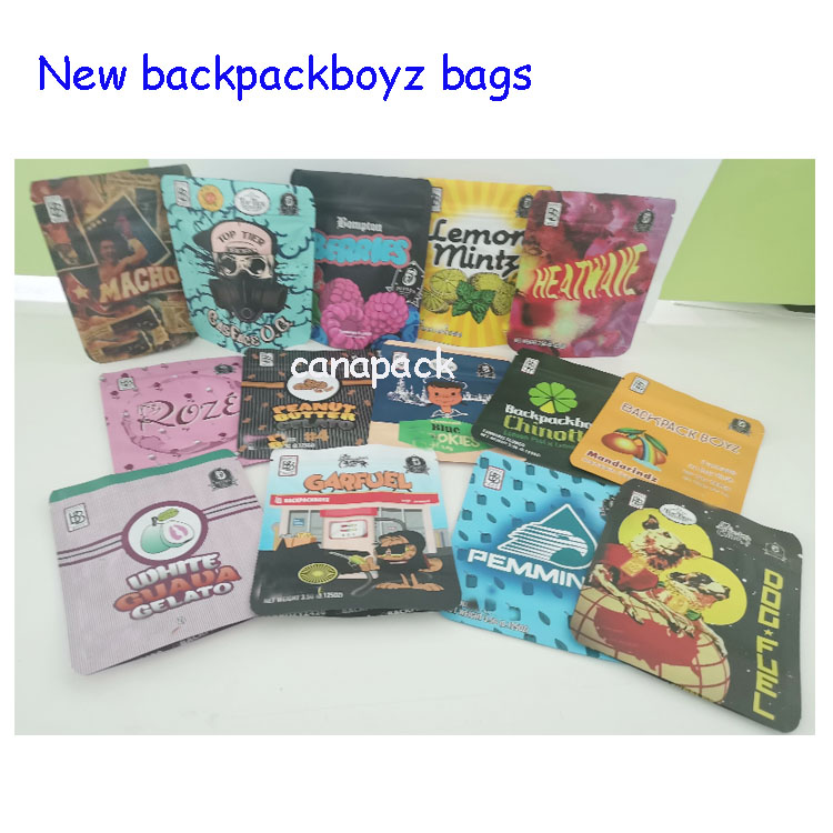 

3.5g mylar bags jungle boys runtz backpacky boyz SPRINKLEZ with smell proof