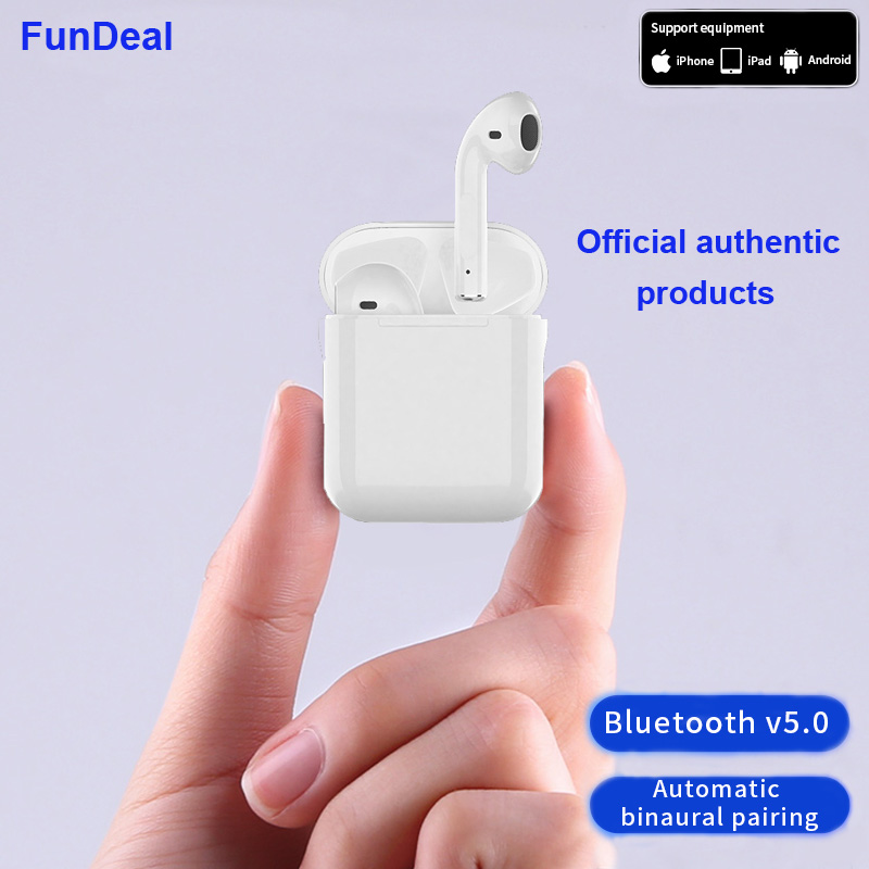 

TWS Earbuds Wireless Bluetooth Earphones Waterproof Sport headset With Charger Box 5.0 mobile phone Smart Touch headphones for Xiaomi Huawei