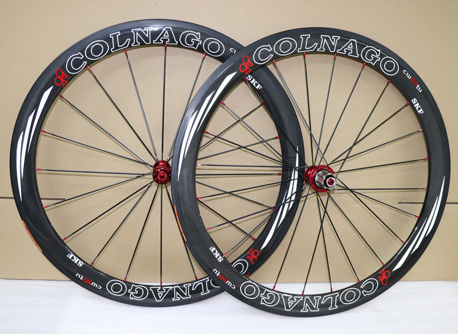

carbon Bike Wheels 50MM 25MM Width Carbon Wheelset Red Novatec A271 hubs A291 hubs