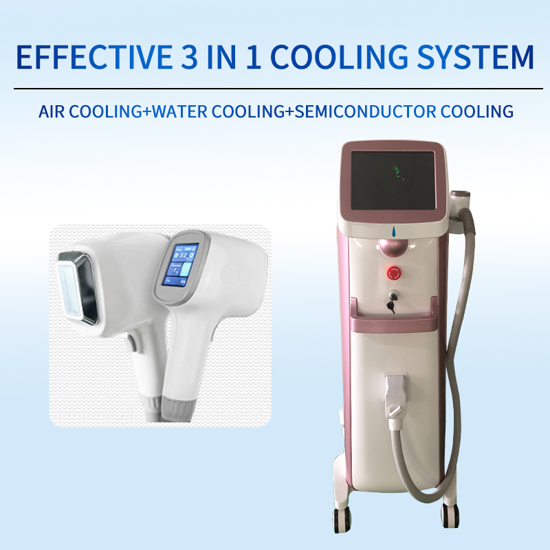 

755 808 1064 Triple Wavelength Diode Laser Hair Removal