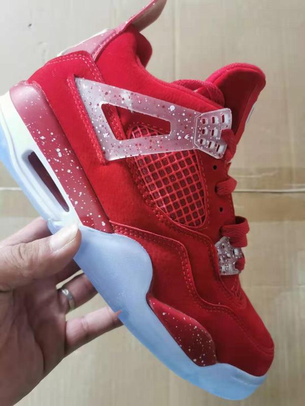 

2021 4 Oklahoma Sooners Basketball Shoes Men Women Red 4s Sneaker