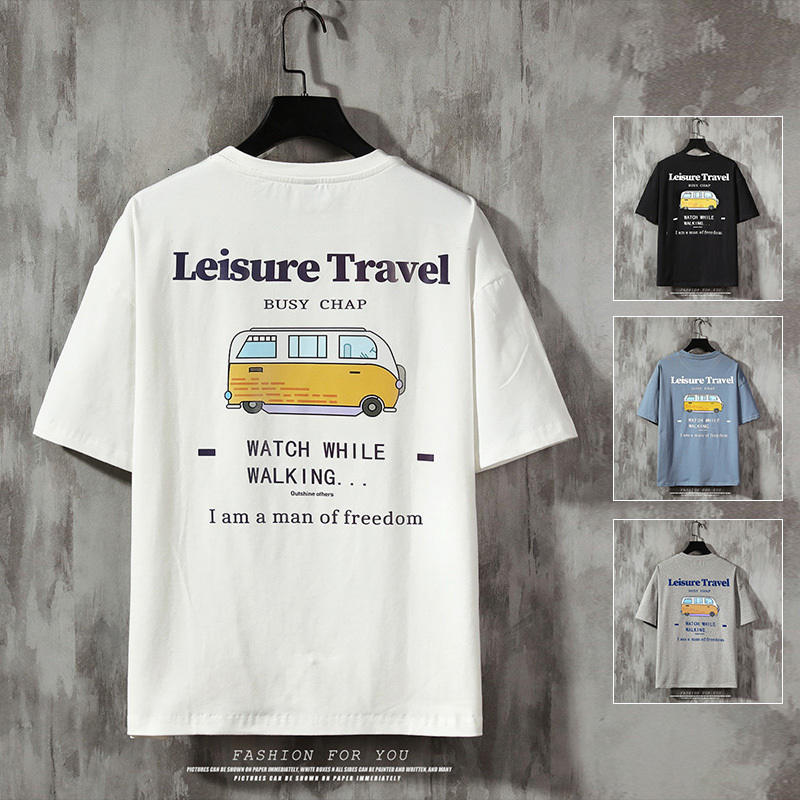 

2021 New Universe Print Tshirt Shirt Japanese Streetwear Short Sleeve t Summer Casual Fashion Oversize Tshirts Ewww, Black