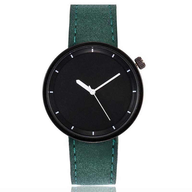 

Wristwatches Drop Women Ultra Thin Simple Watch Casual Luxury Ladies Leather Dress Relogio Feminino, Green
