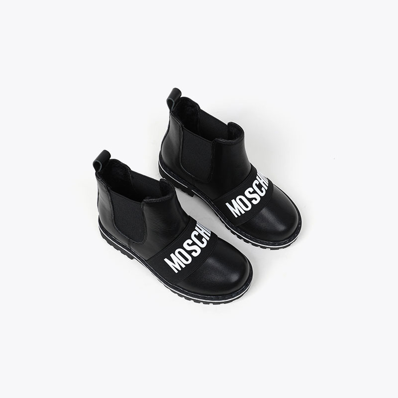 

snow boot for kid designer girl winter warm shoes black leather vamp 2021 children fashion matin boots shoe eu 26-35, Customize