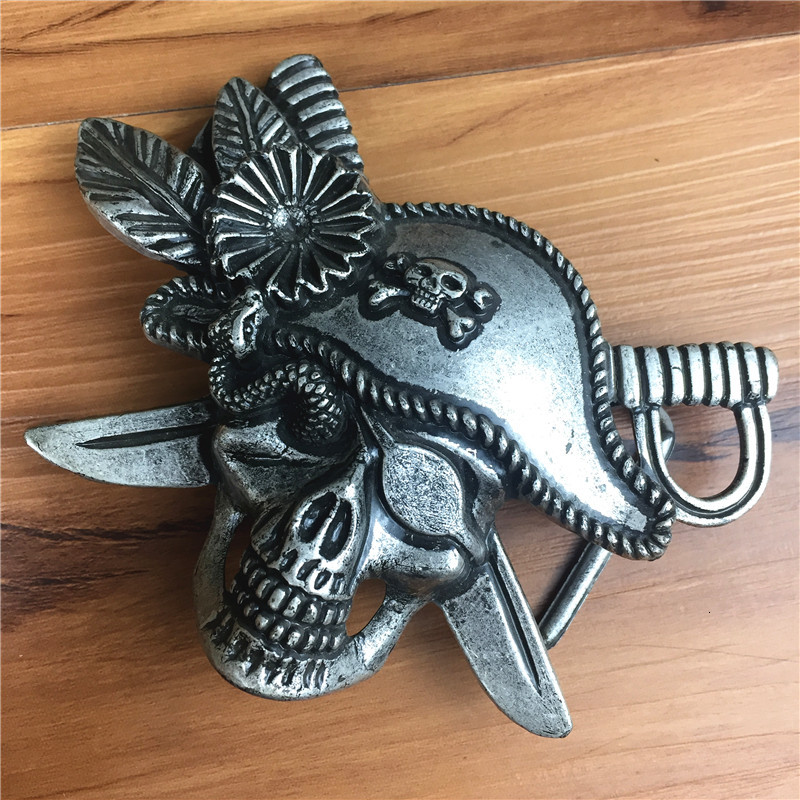

2021 New Hot Sell Full Alloy Skull for Men Jeans Ceinture Homme Diy Accessories Male Belt Buckle Ak0031 0s56