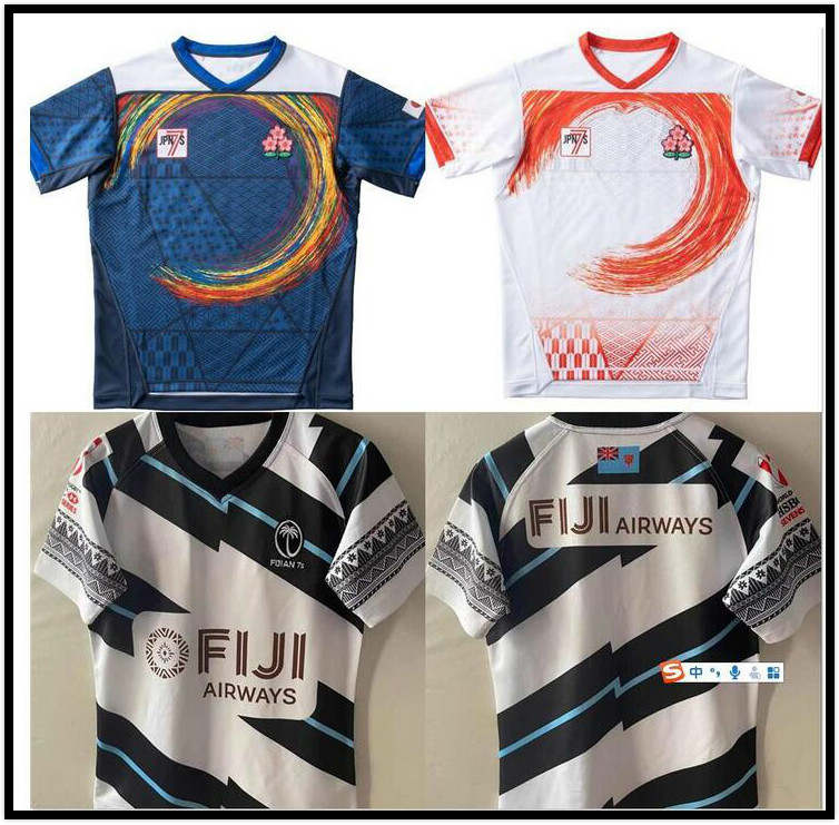 

fiji home away Rugby jersey Sevens Olympic japan Shirt thailand quality 2021 2022 National 7's, Black