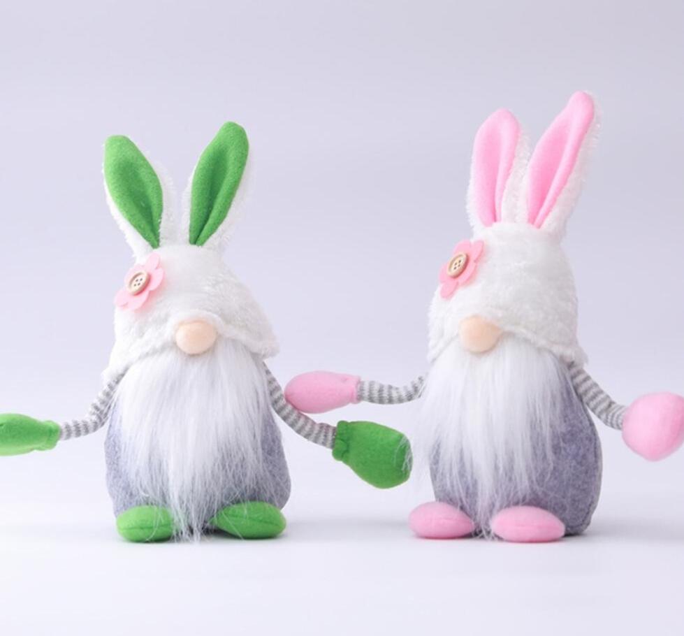 200 pcs Easter Bunny Party Favors Rabbit Gnome Faceless Dwarf Doll Holiday Table Decoration FY7476-image-658774026