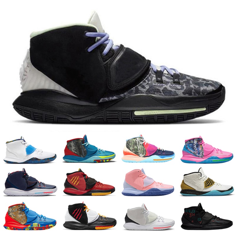 

Asia Irving Los Angeles kyrie 6 oreo men basketball shoes clock bred eleven heal the world oracle aqua mens trainer sport sneakers, Color#29