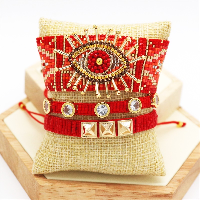

ZHONGVI MIYUKI Bracelet For Women Pulseras De Mujer Boho Jewelry Turkish Evil Eye Bracelets Handmade Glass Beads Armband Gift