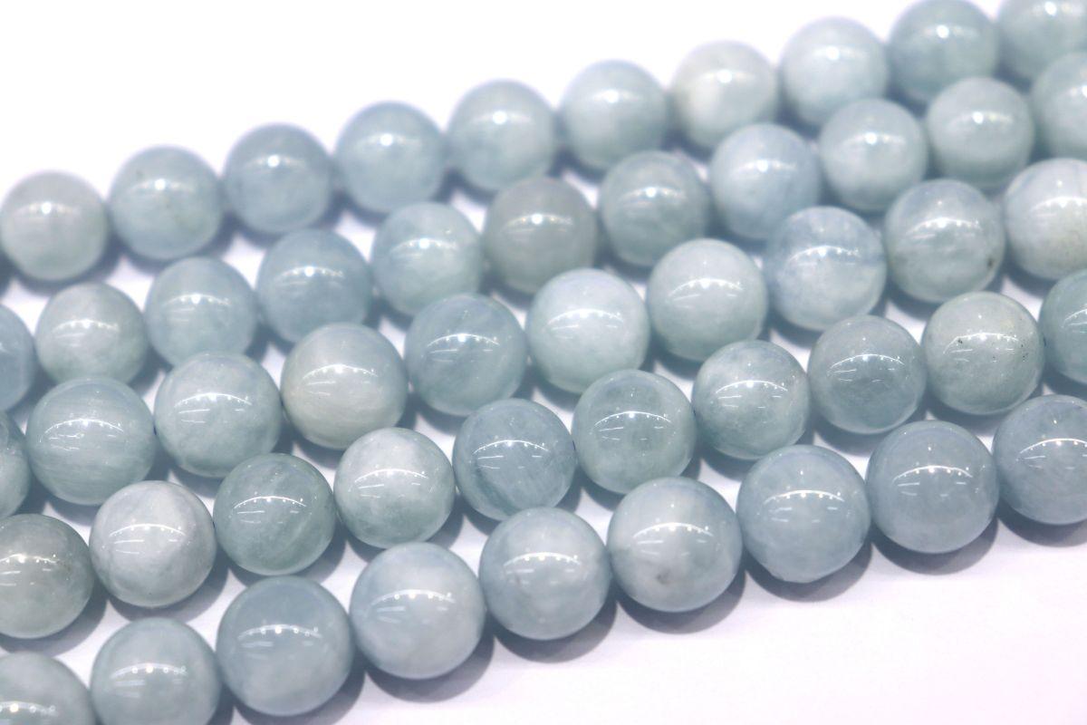 

Other Special Deal With 8mm/10mm Natural Aquamarine Beads Long Chain