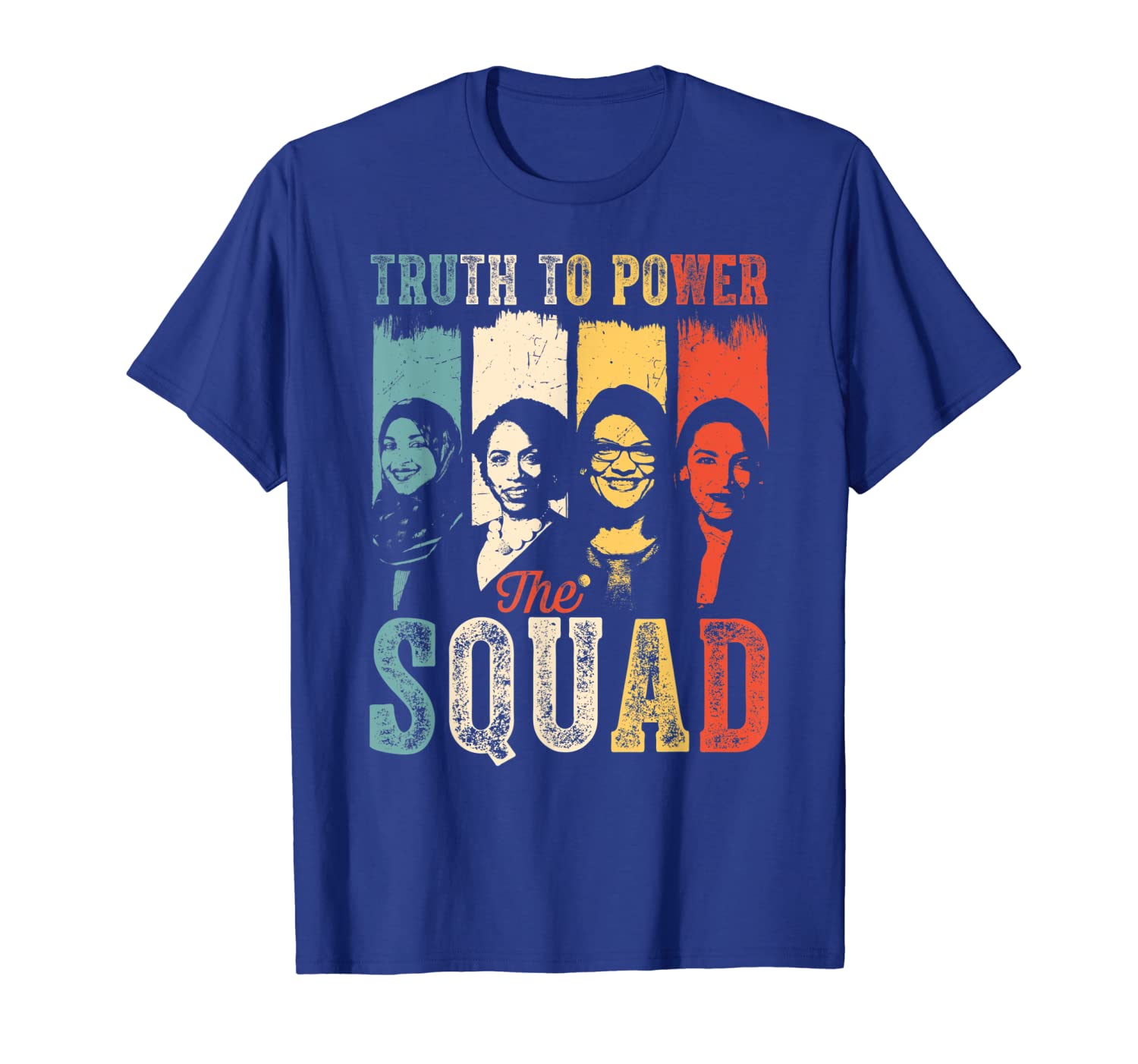 

truth to power squad aoc tlaib ilhan ayanna vintage t-shirt, White;black
