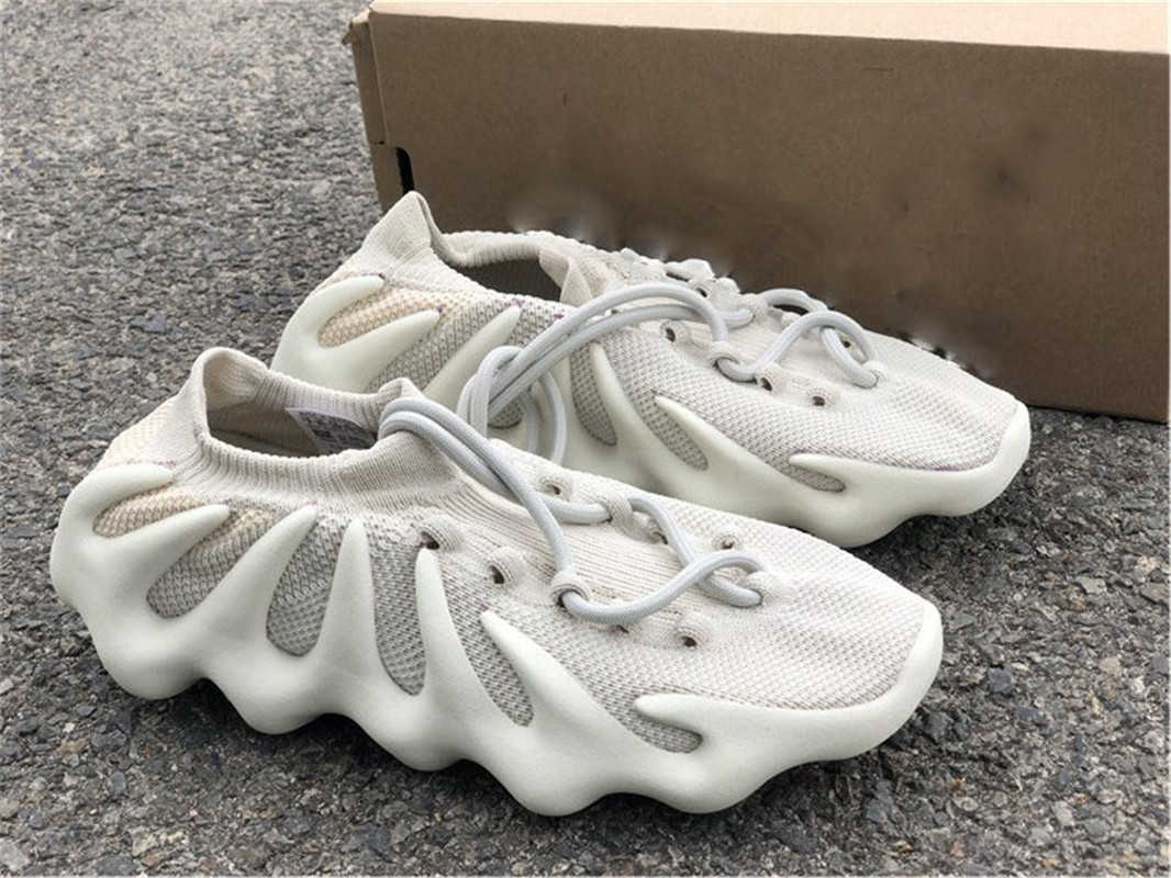 

2021 Authenitc KANYE 450 Cloud White 450s Dark Slate Woman Man Athletic Shoes West H68038 Sports Sneakers With Box