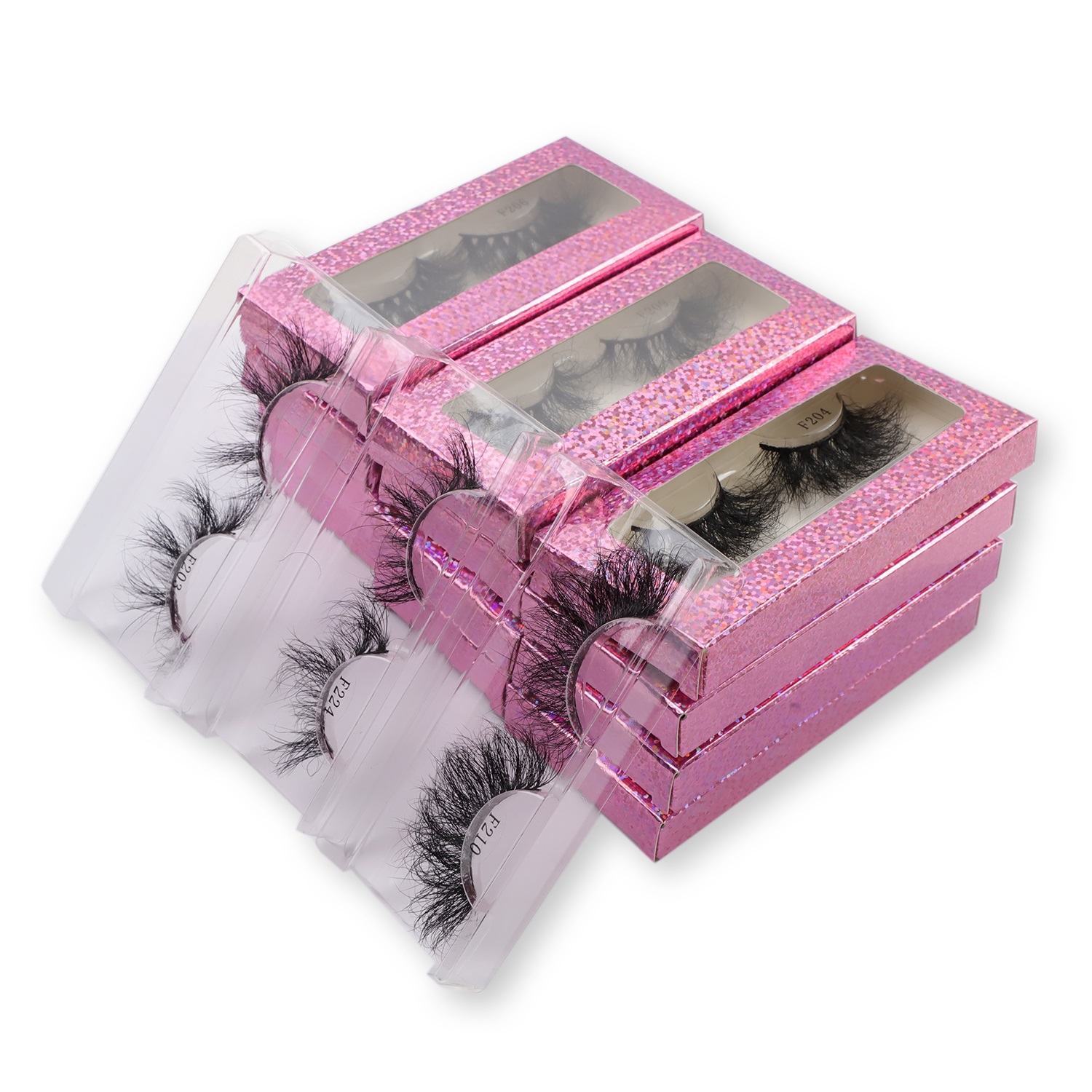 

Crultely Lashes 25mm Fluffy Messy Eyelashes Mink Long Thick Dramatic Lash Pack Wholesale Makeu For Beauty