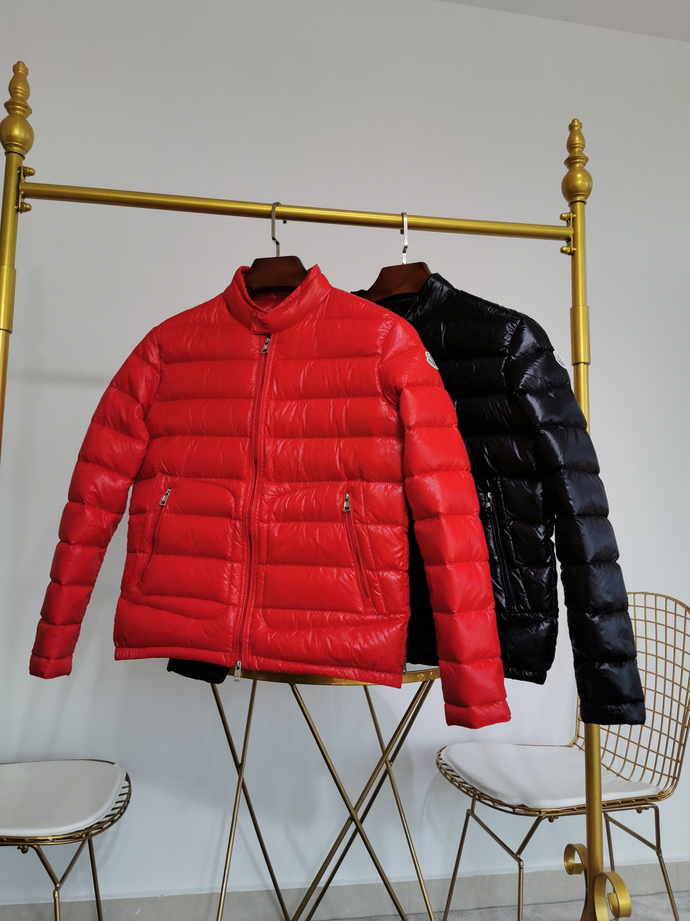 

Designer Mens doudoune parkas Womens Down Jackets monclair Clothes Full Body Letter outdoor coats fur hooded Warm Zipper Outwear Stand Collar Winter outerwear, I need look other product