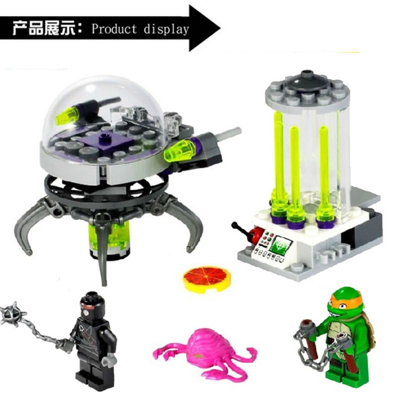 

Bela 10206 Turtles series 79100 Laboratory Escape Puzzle toy