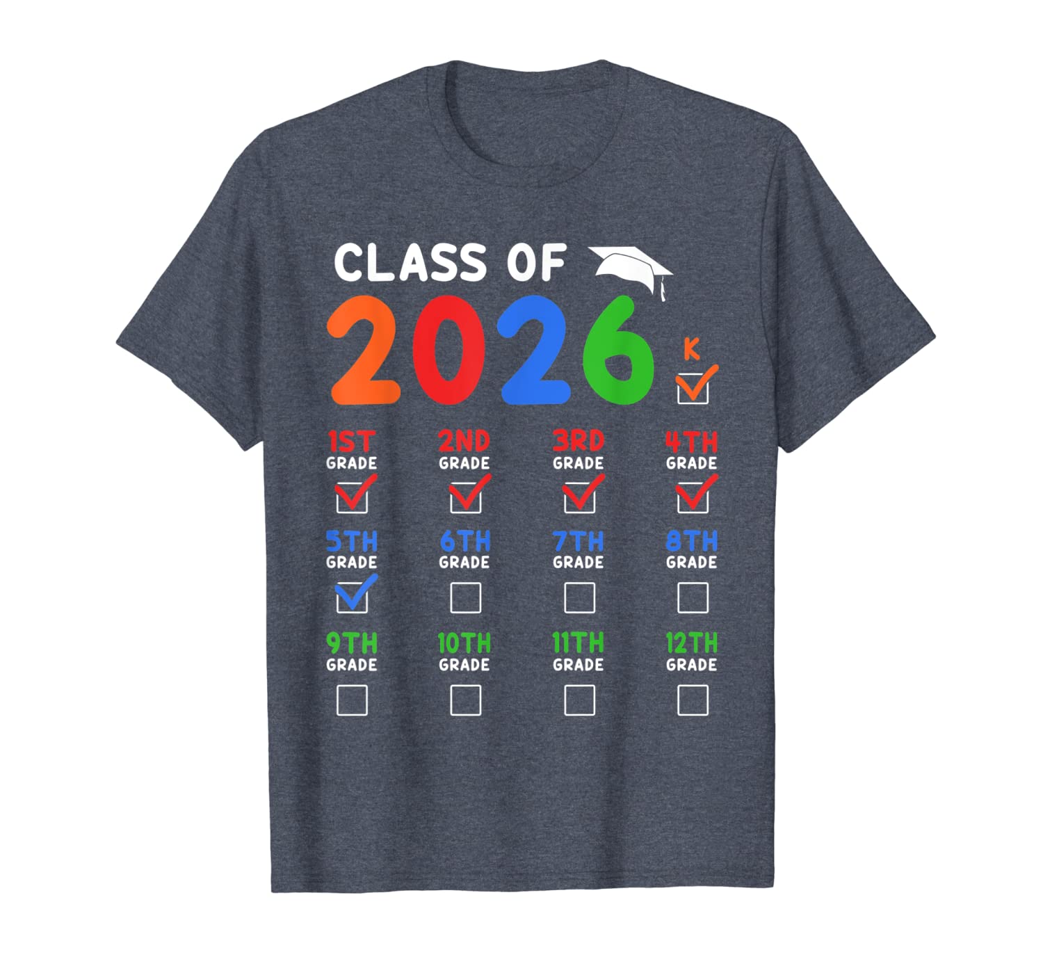 

class of 2026 shirt grow with me back to school, White;black