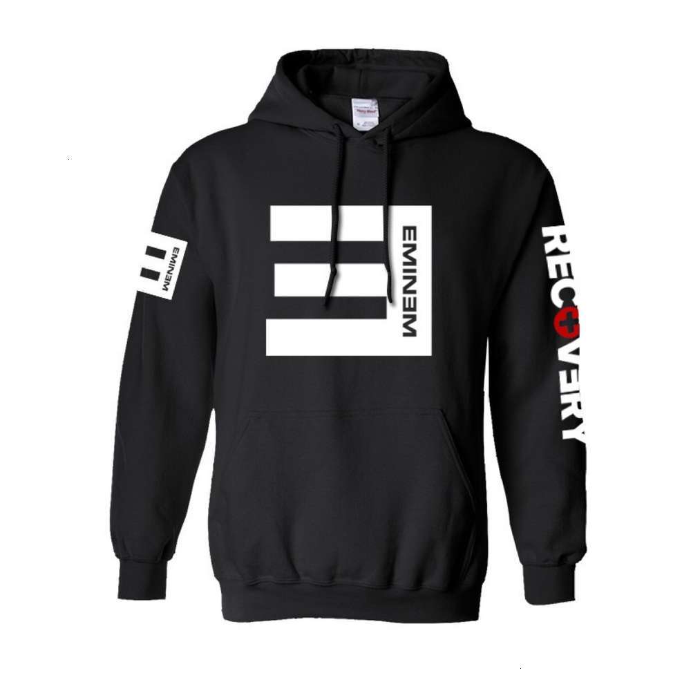 

Eminem hooded casual Pullover black men's sweater