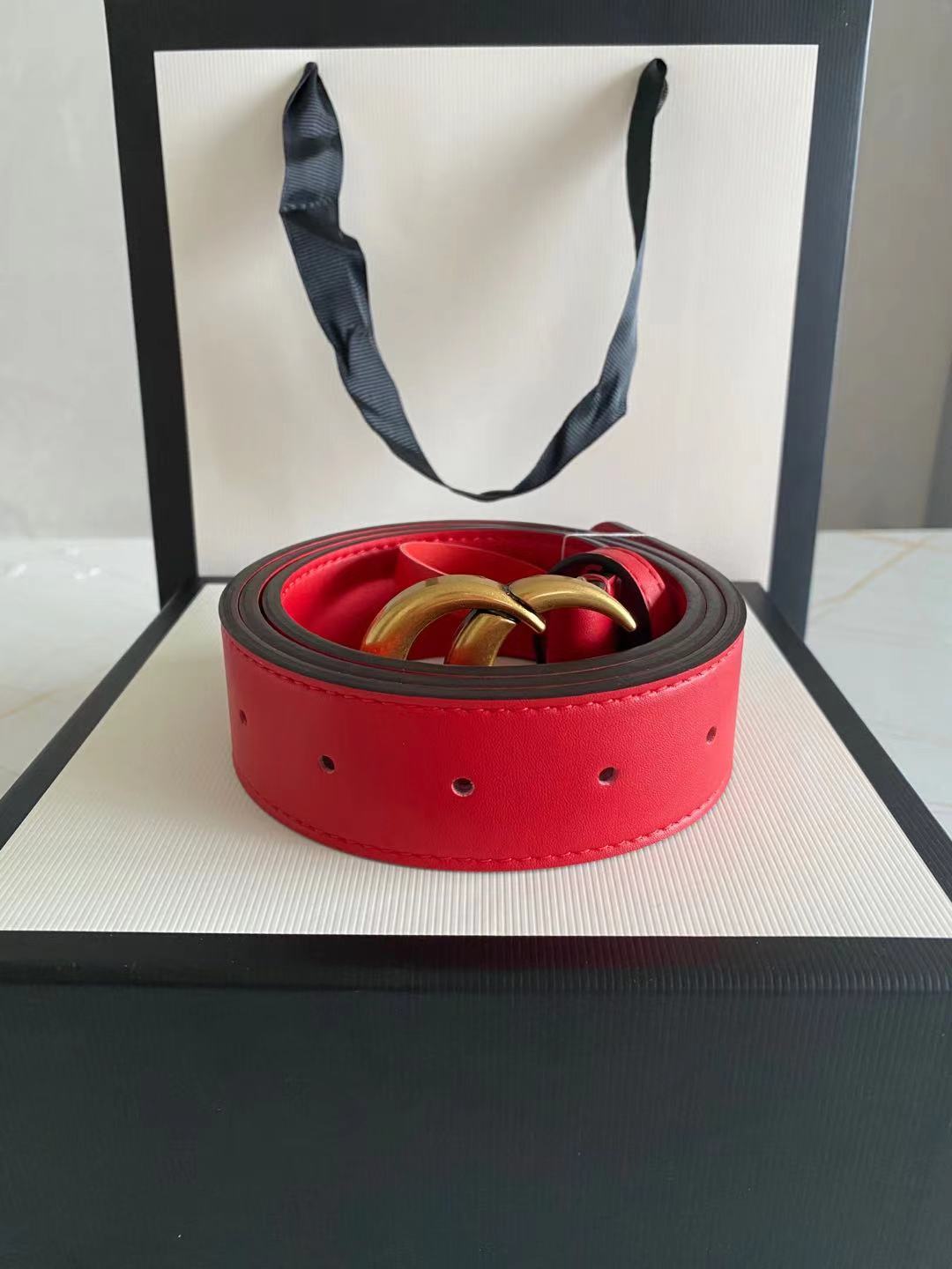 

The latest 2021 high quality belt, men's and women's fashion, size 95-125cm, 3 colors + white box, free delivery, Black;brown