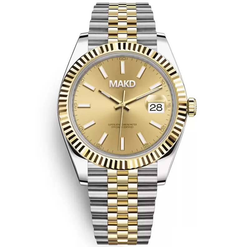 

2022 U1 orologio Automatic Mechanical Watches Men Big Magnifier 41mm Stainless steel Sapphire Mens Watches Male Wristwatches waterproof Luminous, Make up the difference link
