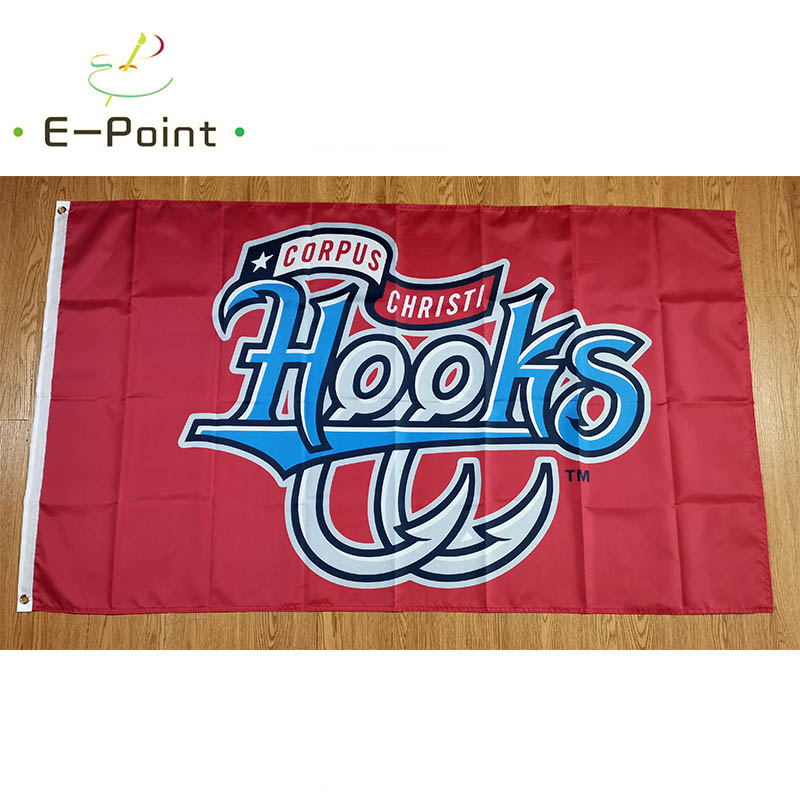 

MiLB Corpus Christi Hooks Flag 3*5ft (90cm*150cm) Polyester Banner decoration flying home & garden Festive gifts
