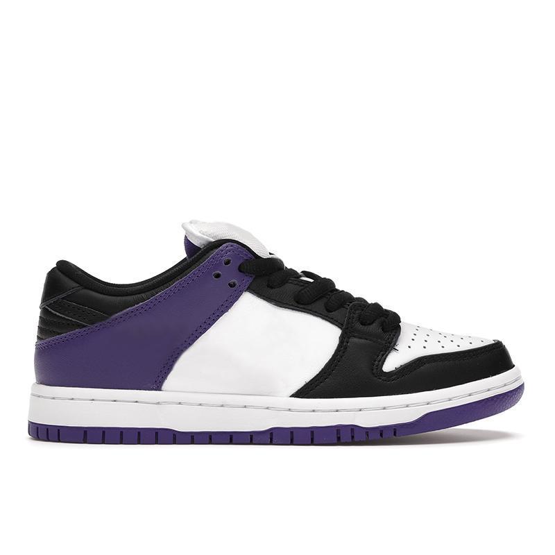 Low  White Black Chunky Dunky Men Women Casual Shoes Purple Mens Trainer Outdoor Sports Sneakers Q-71