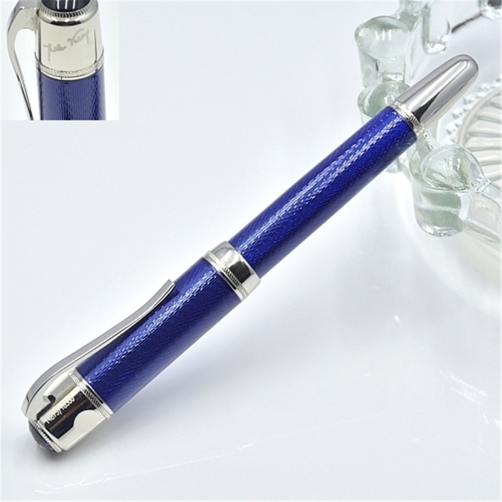 

3 Colors High Quality Great writer Jules Verne Roller - ballpoint pen / Fountain pen office stationery Promotion calligraphy ink pens Gift, As shown in figure