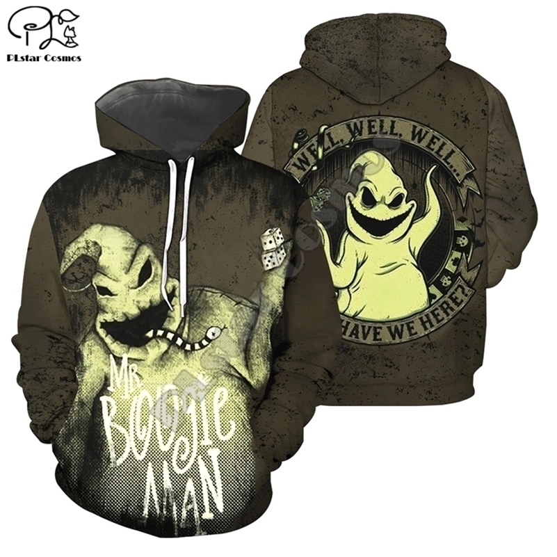 

PLstar Cosmos Halloween Nightmare before Christmas jack skellington Michael Myers Men/Women 3Dprint Hoodies Funny Pullover A-13 201020, Sweatshirts