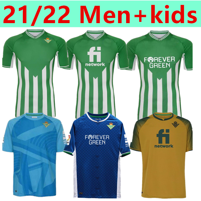 

21 22 real Betis soccer Jerseys JOAQUIN B.Iglesias camiseta de fútbol Loren Juanmi BARTRA TELLO A.GUARDADO home away CANALES Fekir football shirts, 21/22 3rd