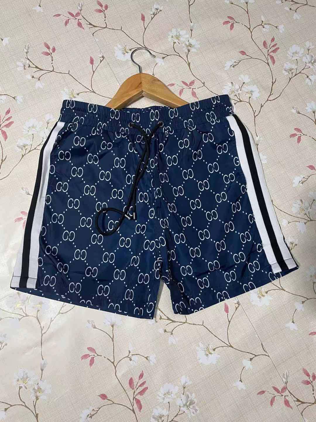 

Summer Fashion Beach Shorts Men Designer Casual Board Short Pants Quick Drying Swimwear Swimming Swimsuits Printing Mens Swim Trunks, White;black