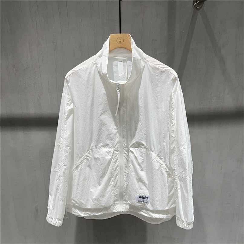 

The collar leisure joker sunprotective clothing thin handsome youth 211110, Orange