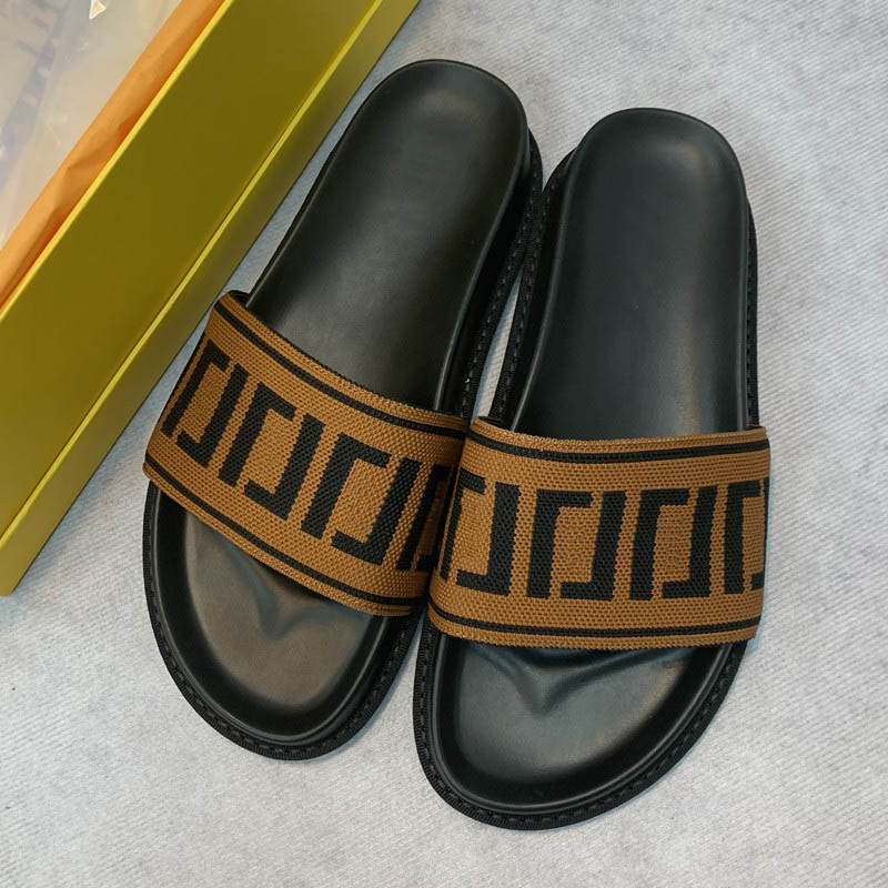 

high quality Women Slide Designer sliders Men loafer lady slipper Mens flip flop woman slides sandals Luxury With box, Black