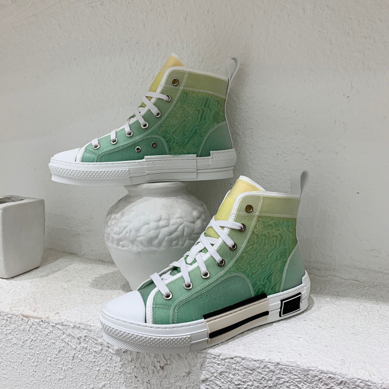 

Designer shoes B23 Sneakers High Low Oblique Mens Sneaker Fashion Pairs Technical Canvas Leather Women Casual Shoe top Quality with box Luxurys Trainers size 35-44, I need look other product
