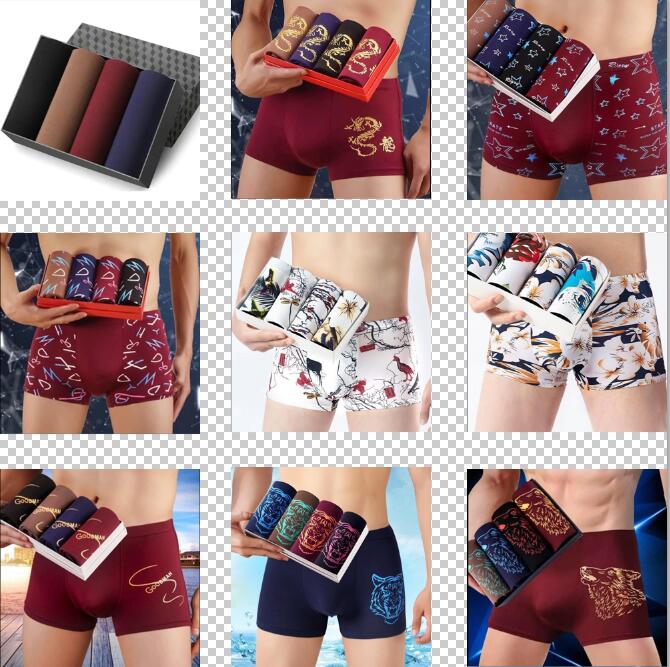

10 color Ethika Mens Design Underwear Boxer Shorts Mens Hot Male Underwear Men Boxer Underpants Comfortable Breathable Cuecas Boxer, Black;white