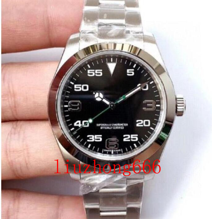 Top Luxury Menes Watch Exp Air King Series 116900 And 216570 Black 40mm Dial Automatic Mechanical Movement 316 Steel Brand Designer Watches