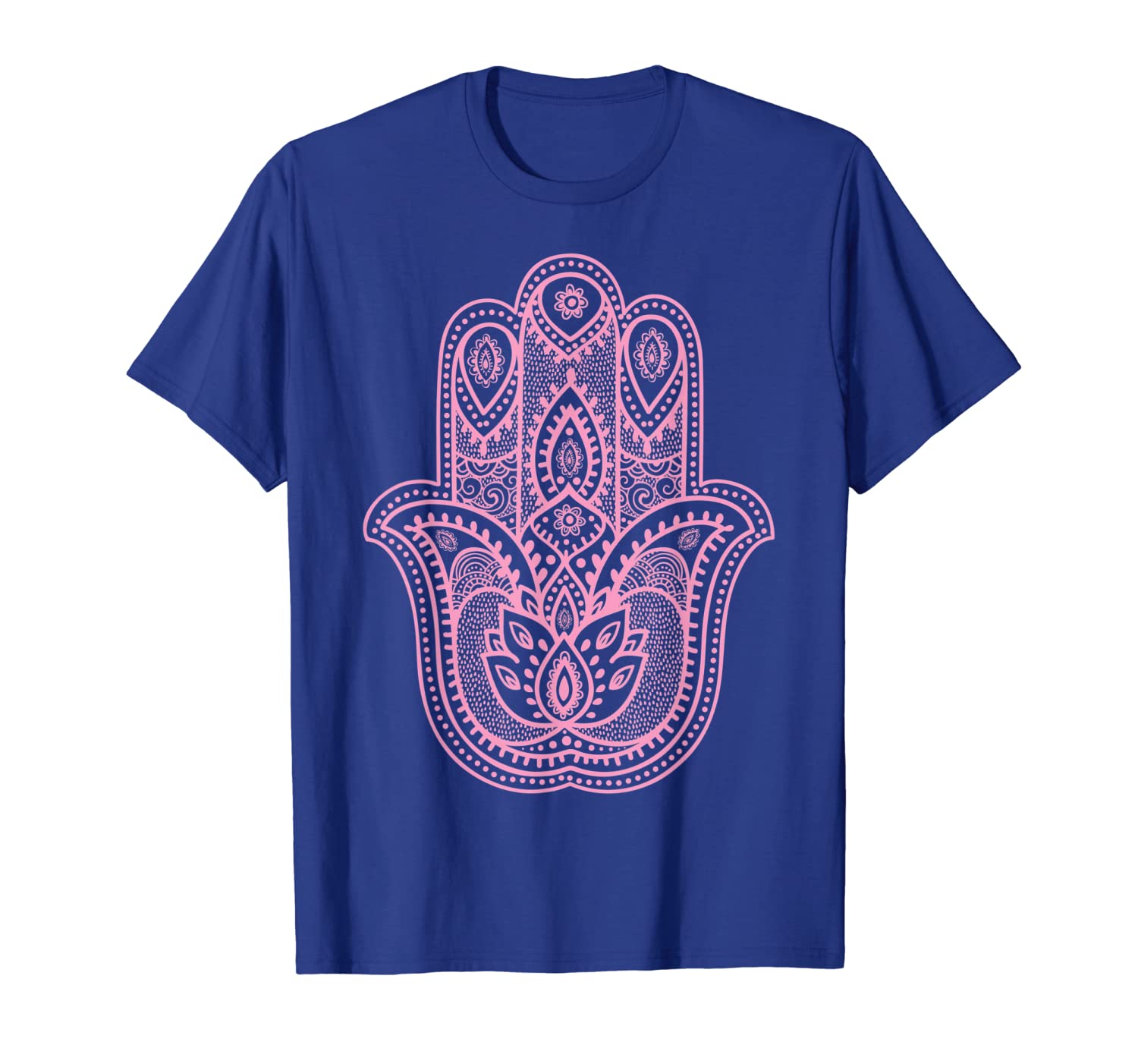 

Hamsa Hand T-shirt Hand Of Fatima Meditation Men Women Gift, White;black