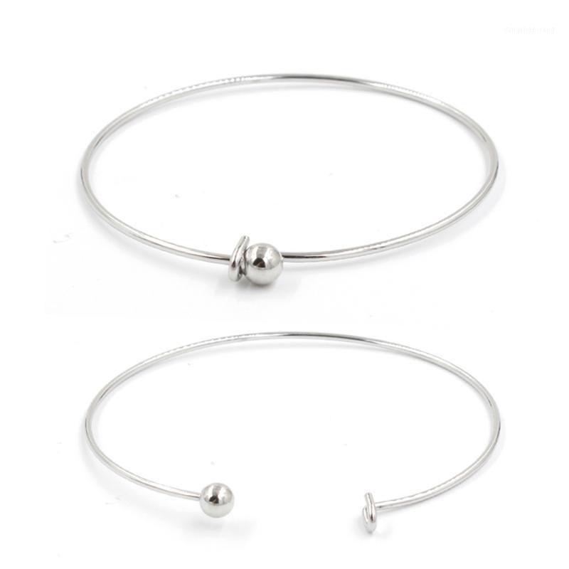 

Fnixtar Stainless Steel Wire Expandable Bracelet Base Adjustable Bangle DIY Charm Bracelets Bangles Inner Dia 60mm 50piece/lot