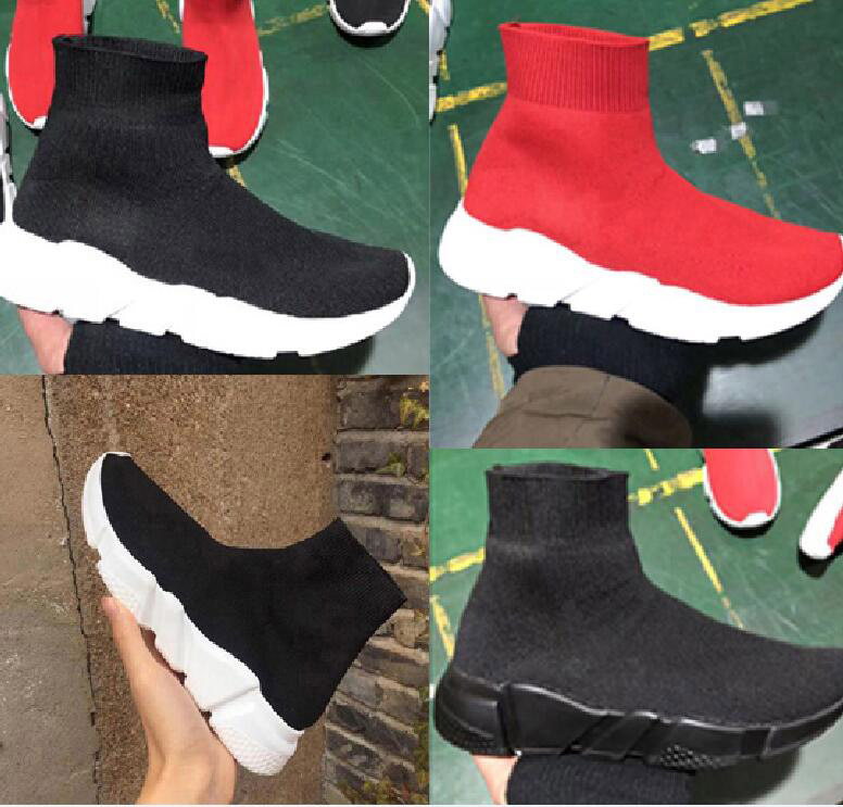 

2021 discount Speed Trainer Boots Socks Stretch-Knit High Top Trainer Shoes Cheap Sneaker Black b White Woman Man Couples Shoes Casual Boots