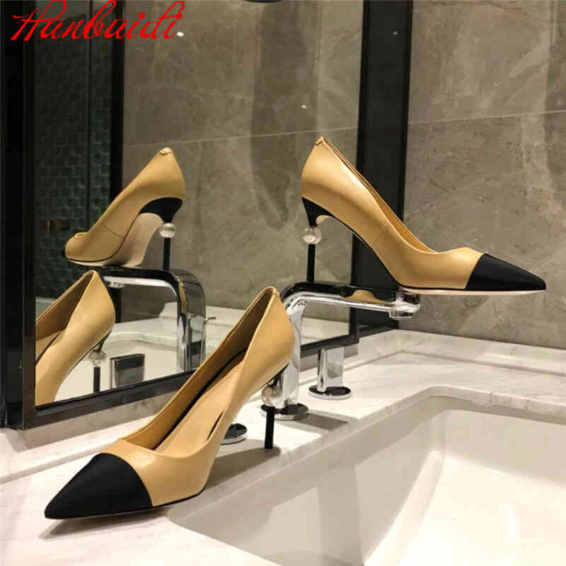 

2021 Preal Heels Women Pointed Toe Pumps Ladies Spring Summer High Thin Casual Shoes Genuine Leather Designer Shoes28Y9, As show