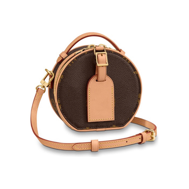 

Brand Womens Circular Cross-Body Bag Fashion Designers Mini Brown Handbag With Nameplate Top Quality Totes Waist Bags Cosmetic Container 13cm 17cm, Extra costs