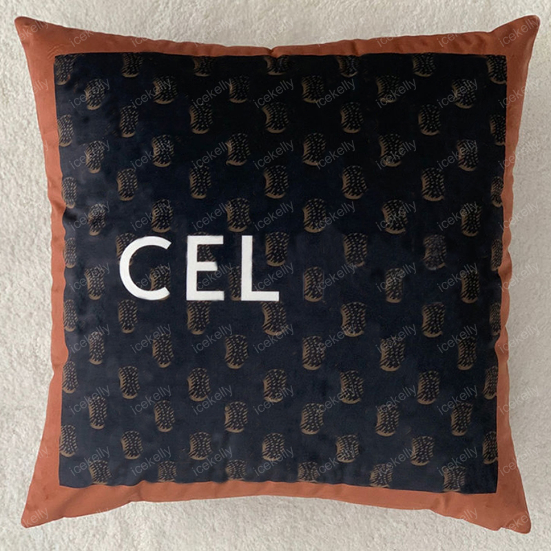 

Letter Luxury Square Cushion Designer Decorative Pillow C Luxurys Designers Cushion Cotton Pillow Decor Women Cushion D2111259Z, No.1