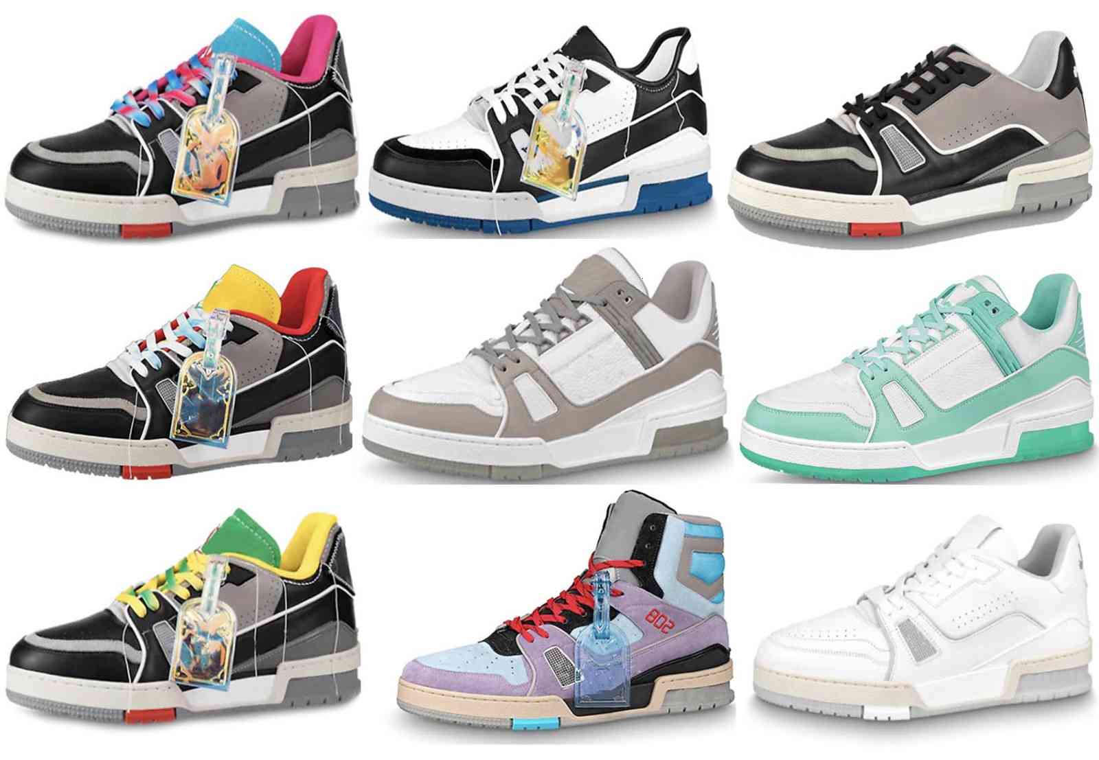 

2021 Release 408 Fashion 508 High-Top Low Casual Shoes BOOTS Black Grey White Trainers Genuine Leather Men Women Outdoor Sports Sneakers With Box