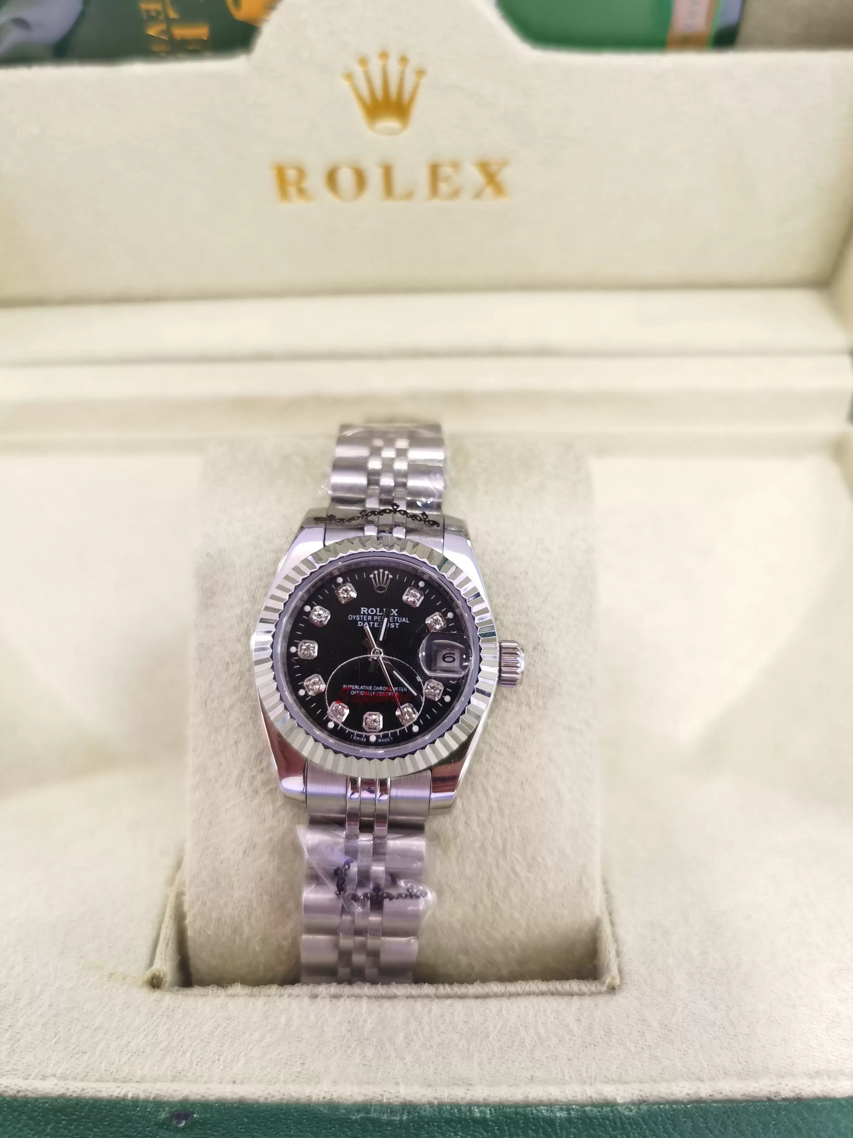 

With Original Box Papers Luxury Women Watch Lady Size 26mm Date Girl Sapphire Glass Wristwatch Automatic Mechanical Movement watch 2021, Slivery;brown